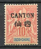 CANTON < CHINE - N° 21 ⭐  NEUF CH. Légère ⭐ Cote 7.00 € - Unused Stamps