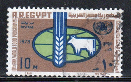 Egypt UAR 1973 Single 10m To Celebrate World Food Program  In  fine Used - Gebruikt