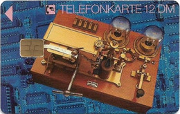Germany - Alte Morseapparate 3 - Farbschreiber - E 15/09.94 - 12DM, 30.000ex, Mint - E-Series: Editionsausgabe Der Dt. Postreklame