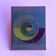 Badge Pin ZN000045 - Ice Skating Germany (Deutschland) München World Championship 1974 - Patinage Artistique