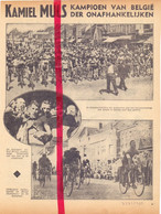 Deinze - Koers Wielrennen Coureur Kamiel Muls Kampioen - Orig. Knipsel Coupure Tijdschrift Magazine - 1935 - Material Und Zubehör