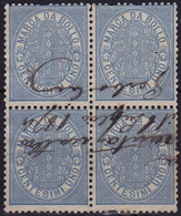 26704# ITALIE TIMBRE FISCAL BLOC DE 4 MARCA DA BOLLO CENTICIMI UNO FISCALI 1874 - Fiscaux