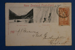AK6 NEW ZEALAND  BELLE CARTE   1902    POUR SOUTHAMPTON  ENGLAND  ++AFFR. INTERESSANT - Storia Postale