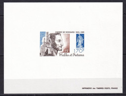 WALLIS ET FUTUNA - Epreuve De Luxe De Ronsard - Imperforates, Proofs & Errors