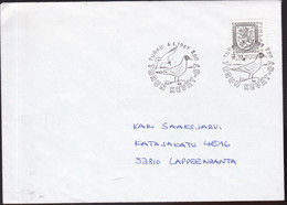 Finland 1987, Letter To Lappeenranta, Stamped With A Bird - Storia Postale