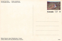 CANADA - PICTURE POSTCARD 8c MILES CANYON Unc / ZM99 - 1953-.... Règne D'Elizabeth II
