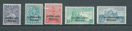 Inde -FRANCHISE ( Vietnam  )   Sérié Yvert N°  23  / 27 ** 5 Valeurs Neuves Sans Charnière  Bip4903 - Militaire Vrijstelling Van Portkosten