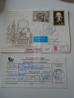 D187149 Returned Cover - Hungary  Sent To Austria Mariazell - -Mindszenthy - Esztergom - Zurück -Retour   1992 - Covers & Documents