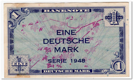 GERMANY,FEDERAL REPUBLIC,1 MARK.Ç,1948,P.2,VF+ - Otros & Sin Clasificación