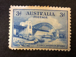 AUSTRALIA  3d Blue  Sydney Bridge  MH* - Mint Stamps