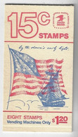 USA United States 1978 Complete Booklet With 8 Stamp Fort McHenry Flag Navy Warship Sailing Ship - 2. 1941-80