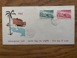 Netherlands / Nederlands Nieuw Guinea 1961, FDC Nieuw-Guinea Raad - Nouvelle Guinée Néerlandaise