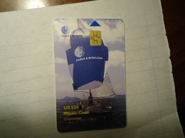 VIRGIN ISLANDS  USED CARDS  BOATS  SHIPS - Islas Virgenes