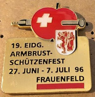 POMME - FRUIT - OBST - APPLE - APFEL - 19.EIDG.ARMBRUST - SCHÜTZENFEST - 27 JUNI - 7 JULI 1996 - FRAUENFELD- SUISSE-(19) - Archery