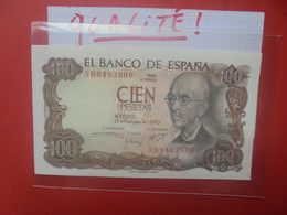 ESPAGNE 100 PESETAS 1970 Peu Circuler TRES BELLE QUALITE - 100 Pesetas