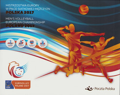 Poland 2017 Booklet / Men's European Volleyball Championship / 2 X FDC And Full Sheet MNH** - Cuadernillos