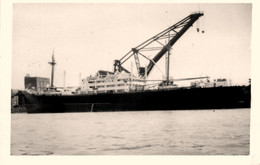 EQUATEUR * Carte Photo * Bateau Commerce Cargo Paquebot * Compagnie Générale Transatlantique CGT - Commerce