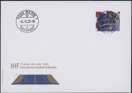 Suisse - 2021 - Handball IHF - Ersttagsbrief FDC ET - Ersttag Voll Stempel - Lettres & Documents