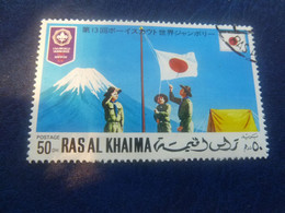 Ras Al Khaima - Jamboree Nippon - 50 Dh - Postage - Polychrome - Oblitéré - Année 1971 - - Usados