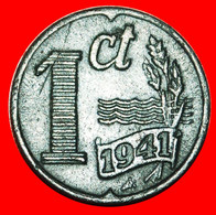 * OCCUPATION By GERMANY (1941-1944): NETHERLANDS ★ 1 CENT 1941! ERROR!★LOW START★ NO RESERVE! - Militär Und Besatzung - 2. WK