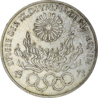 Monnaie, République Fédérale Allemande, 10 Mark, 1972, Hambourg, TTB, Argent - Commémoratives