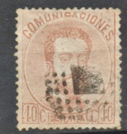 ESPAÑA, ESPAGNE,  Spain, 1872 Sc 185 Espagne Ed 125a Yt 124 - Gebruikt