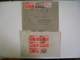 ROMANIA - 2 LETTERS SENT FROM SIBIU SENT TO GERMANY IN 1948 IN THE STATE - Covers & Documents