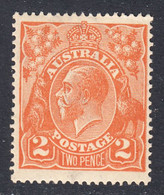 Australia 1918-23 Mint No Hinge, Wmk 5, Dull Orange, Sc# ,SG 62a - Nuevos
