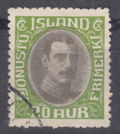 Iceland Island Ijsland Porto 1920 Mi#38 Used - Used Stamps