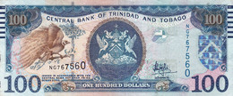 Trinidad & Tobago 100 Dollars 2006 VF P-51 "free Shipping Via Registered Air Mail" - Trinité & Tobago