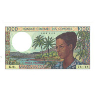Billet, Comores, 1000 Francs, 1984, KM:11a, NEUF - Comore