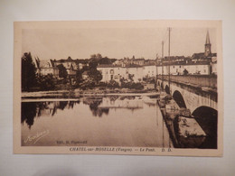 CPA 88 VOSGES CHATEL SUR MOSELLE LE PONT Carte Postale Ancienne - Chatel Sur Moselle