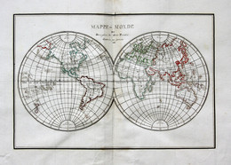 Atlas Géographique Composé De 11 Cartes. Dessiné Par Mlle. Hortense Crouzet Eleve De LInstitution De Mlle Rou - Raretés