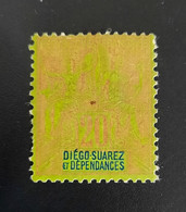 DIEGO-SUAREZ - 1892 - N° 31 * (cote 30.00) - Ungebraucht