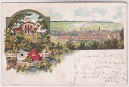 1899 - Guss Vom Schützenhaus Lörrach - Litho - Loerrach