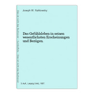 Das Gefühlsleben In Seinen Wesentlichsten Erscheinungen Und Bezügen. - Psychology