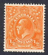 Australia 1926-30 Mint No Hinge, Orange, Wmk 7, Sc# ,SG 94 - Ungebraucht