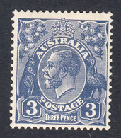 Australia 1926-30 Mint Mounted, Deep Ultramarine, Wmk 7, See Notes, Sc# ,SG 100b - Ungebraucht