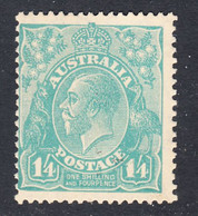 Australia 1926-30 Mint No Hinge, See Notes, Turquoise, Wmk 7, Sc# ,SG 104 - Mint Stamps
