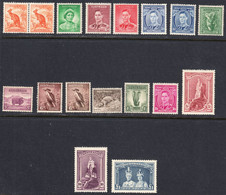 Australia 1937-49 'Robes', Mint No Hinge/mounted, Sc# ,SG 164-178 Incl. 168ca (thin Paper), 190 - Mint Stamps