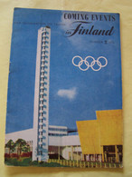 LES JEUX OLYMPIQUES D'ETE EN FINLANDE.  TOURISME, CALENDRIER D'EPREUVES, PHOTOGRAPHIES. 100_3960 - 1950-Aujourd'hui