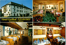 23717 - Deutschland - Ismaning Bei München , Hotel Gasthof Neuwirt , Max Und Traudl Schmidramsl , Mehrbildkarte  - Gelau - Ismaning