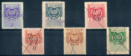 1950-55 JUDICIAL (Court Fee) Used Stamps (all VF) - Steuermarken