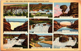 Idaho Snake River Gorge Snake River Views Curteich - Andere & Zonder Classificatie