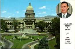 Idaho Boise State Capitol Building And Governor Robert E Smylie - Boise