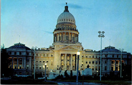 Idaho Boise State Capitol Building At Night - Boise