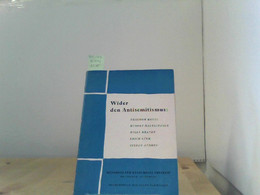 Wider Den Antisemitismus. Kongress Für Kulturelle Freiheit, Deutscher Ausschuß - Judentum