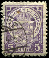 Pays : 286,04 (Luxembourg)  Yvert Et Tellier N° :   150 (o) - 1907-24 Coat Of Arms