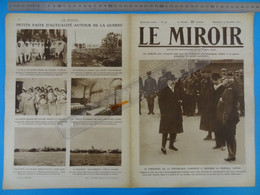 LE MIROIR Hebdomadaire Photographique N°55 (déc. 1914) Président De La République PointCarré Joffre Goumiers Canal Suez - 1914-18