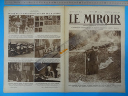 LE MIROIR Hebdomadaire Photographique N°57 (déc. 1914) Vie Dans Les Tranchées Bataille Navale Japon Kiao-Tchéou - 1914-18